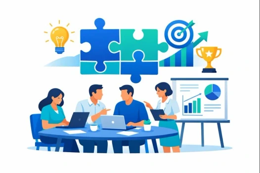 A green cup of a coffee on a wooden table