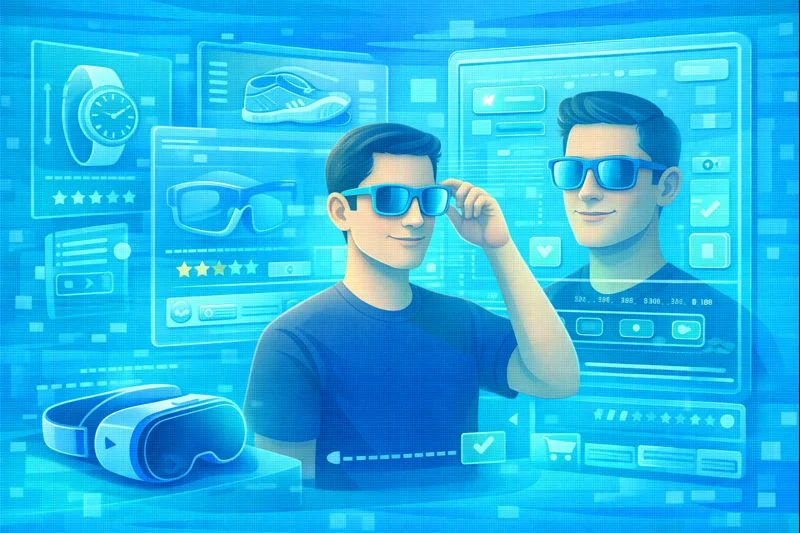 featured image thumbnail for post AR/VR Shopping Guide: How to Implement Augmented and Virtual Reality for E-commerce in 2025