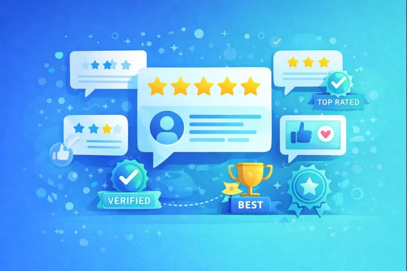 featured image thumbnail for post Social Proof for E-commerce: Using Reviews to Increase Sales 35%