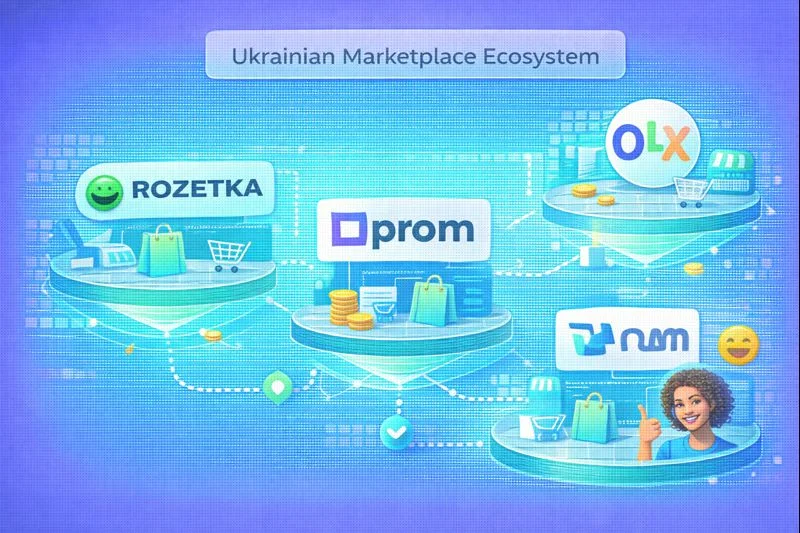 Marketplaces in Ukraine — Rozetka, Prom, OLX: Pros and Cons